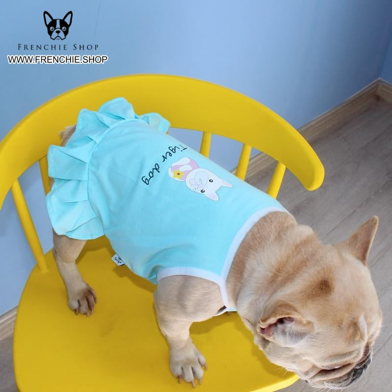 French Bulldog Summer Halloween Cosplay for French Bulldogs-fadou