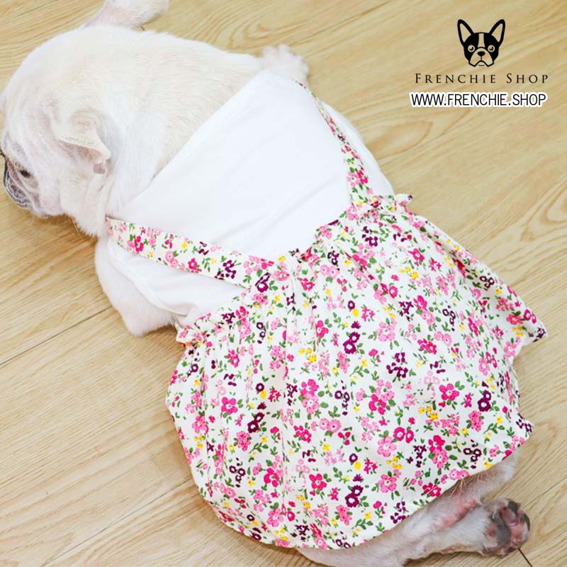 French Bulldog Summer Pet Dress for Brachycephalic Dogs-fadou