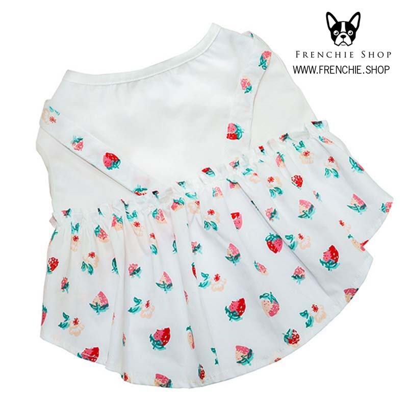French Bulldog Summer Pet Dress for Brachycephalic Dogs-fadou