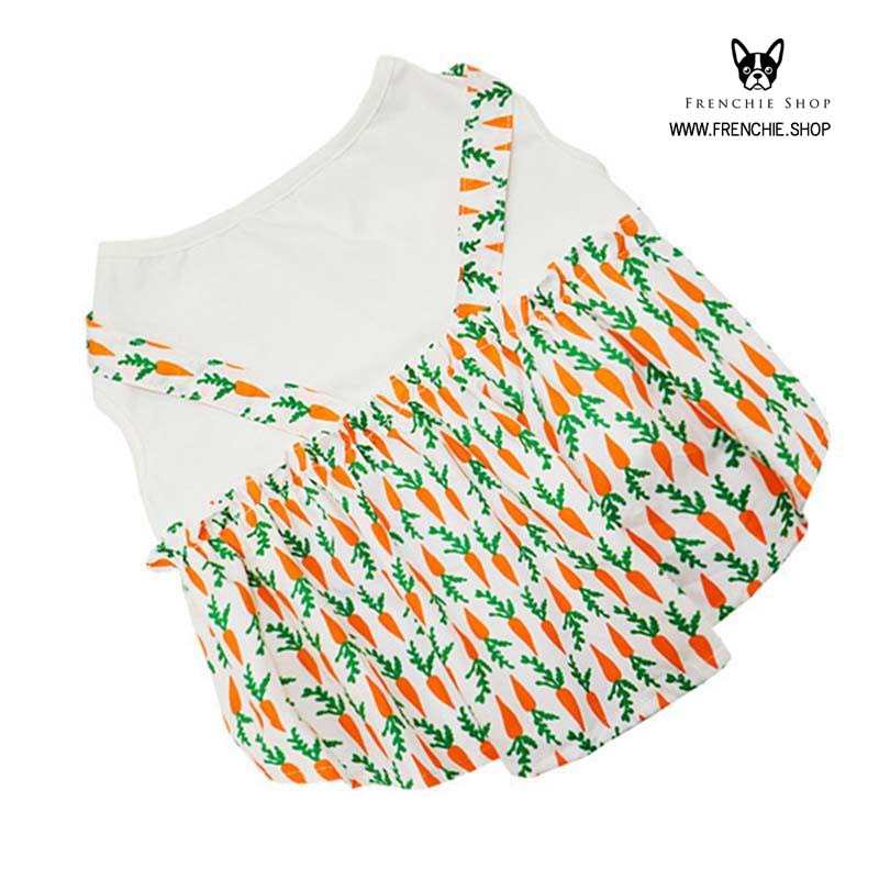 French Bulldog Summer Pet Dress for Brachycephalic Dogs-fadou