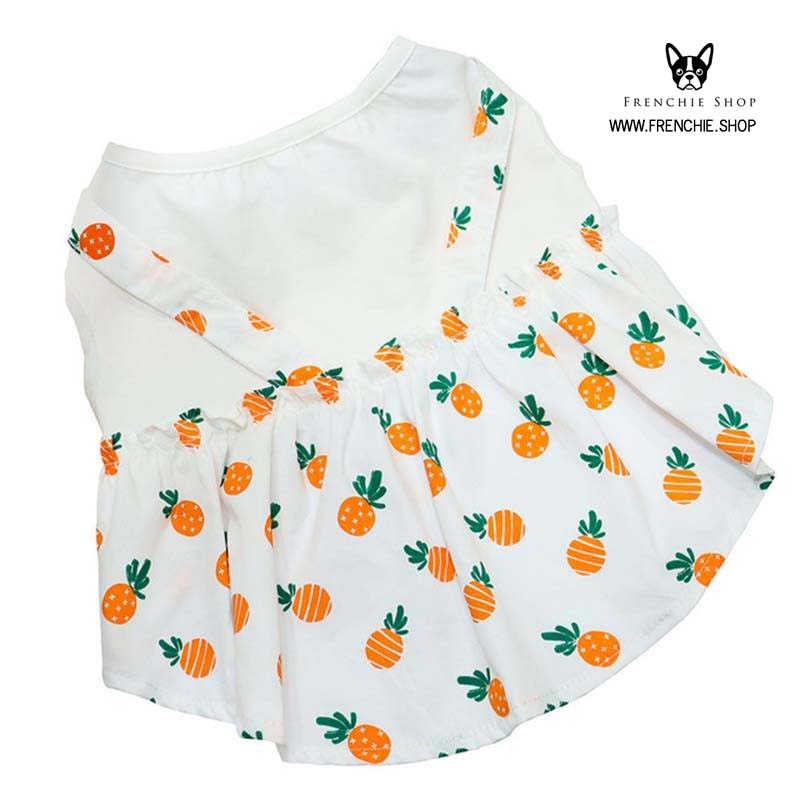 French Bulldog Summer Pet Dress for Brachycephalic Dogs-fadou