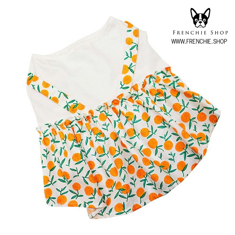 French Bulldog Summer Pet Dress for Brachycephalic Dogs-fadou