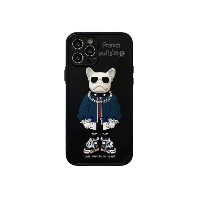French Bulldog Luxury Slim Phone Shell for Everyday Wear-fadou