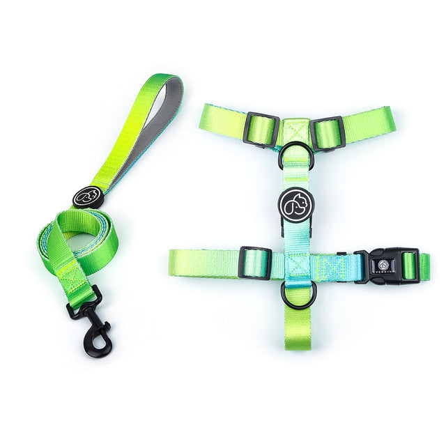 French Bulldog Gradient Chest Harness for Short-Nosed Dogs-fadou