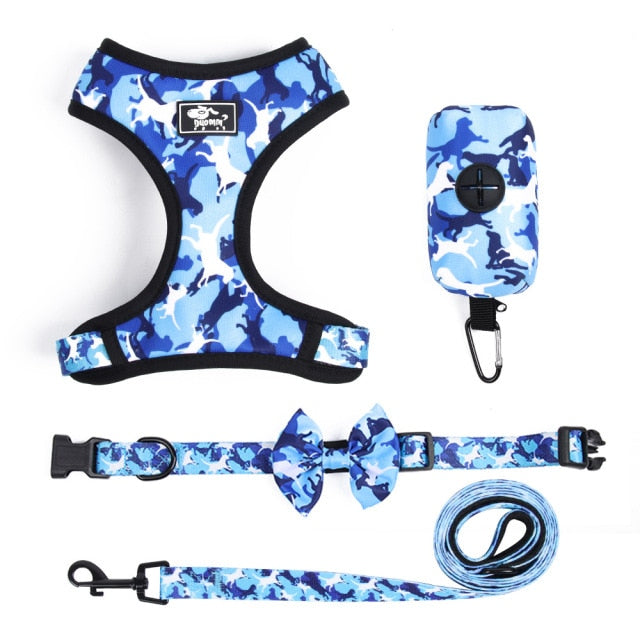 French Bulldog Adjustable Walking Harness for Brachycephalic Dogs-fadou