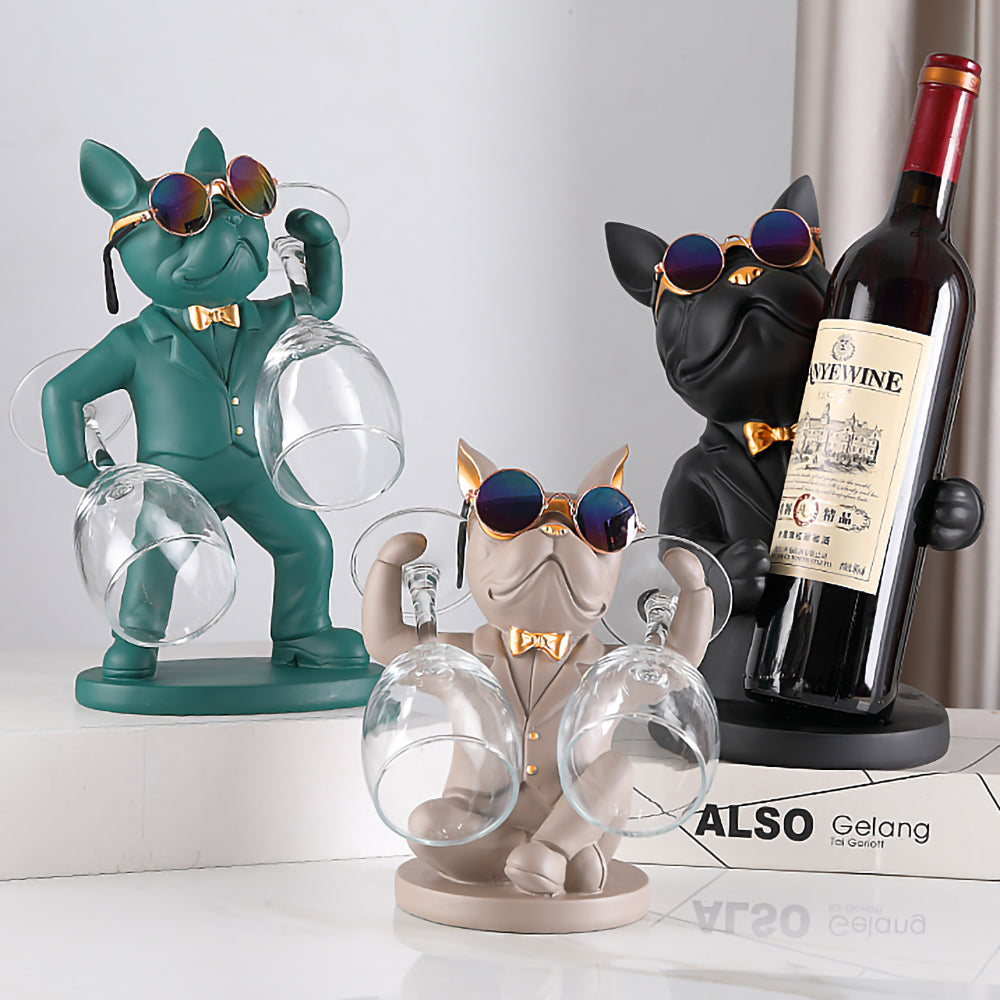 French Bulldog Figurines Cup Holder for Brachycephalic Dogs-fadou