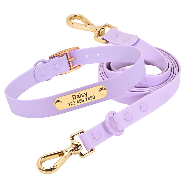 Frenchie Custom Adjustable Collar for Outdoor Adventures-fadou