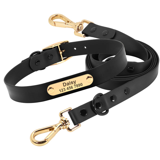 Frenchie Custom Adjustable Collar for Outdoor Adventures-fadou