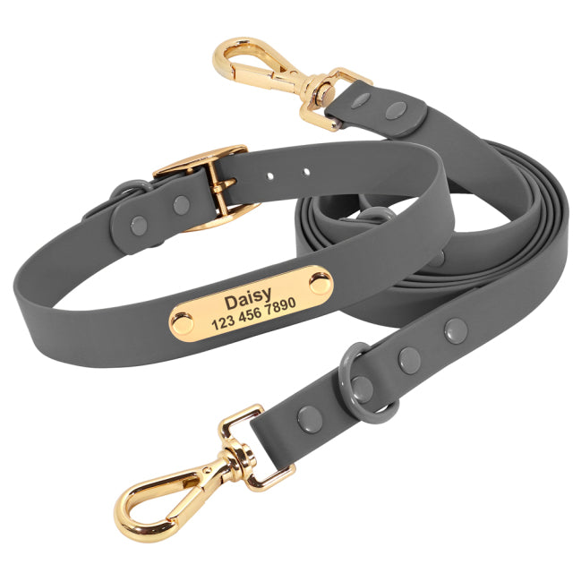 Frenchie Custom Adjustable Collar for Outdoor Adventures-fadou