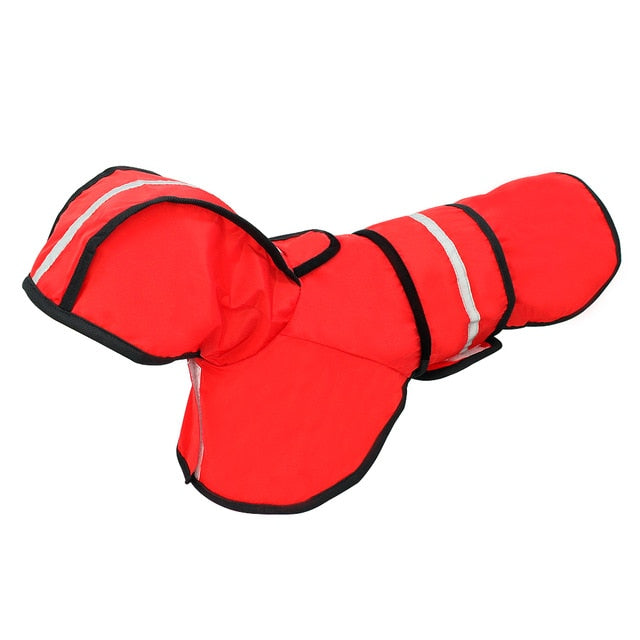 Reflective Reflective Rain Gear for Brachycephalic Dogs-fadou