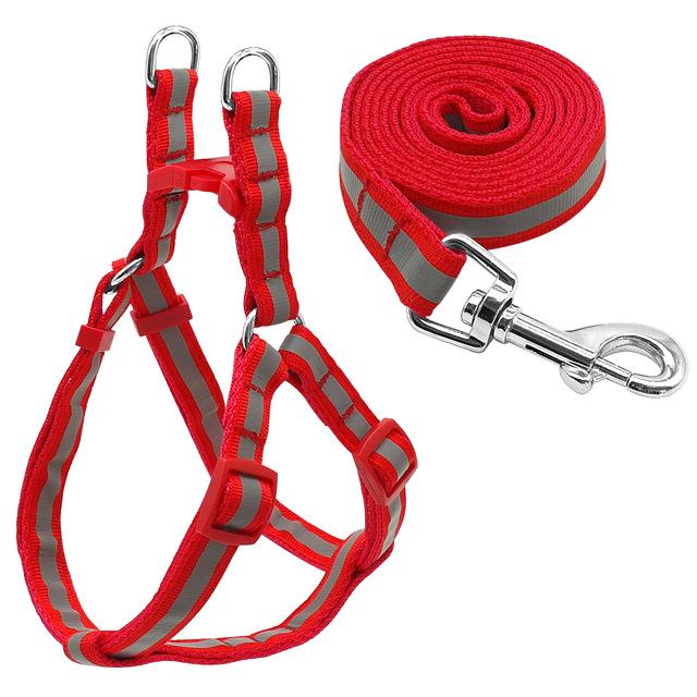 French Bulldog Reflective Walking Harness for Travel Comfort-fadou