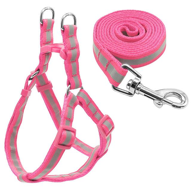French Bulldog Reflective Walking Harness for Travel Comfort-fadou