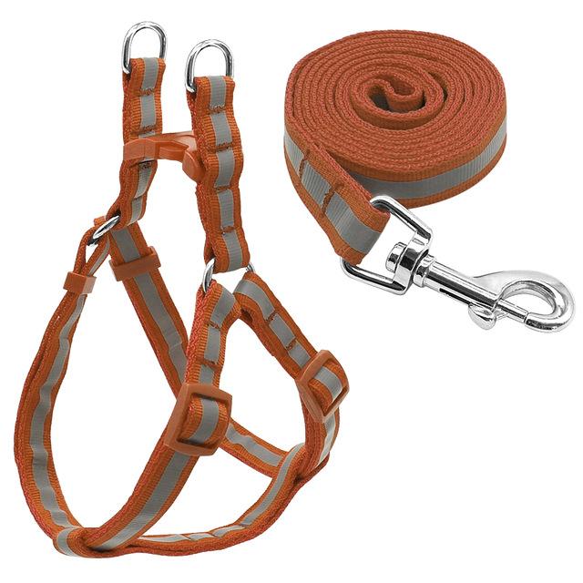 French Bulldog Reflective Walking Harness for Travel Comfort-fadou