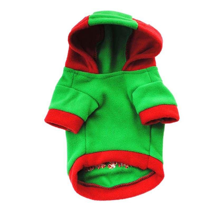 French Bulldog Christmas Fleece Hoodie for Frenchie Enthusiasts-fadou