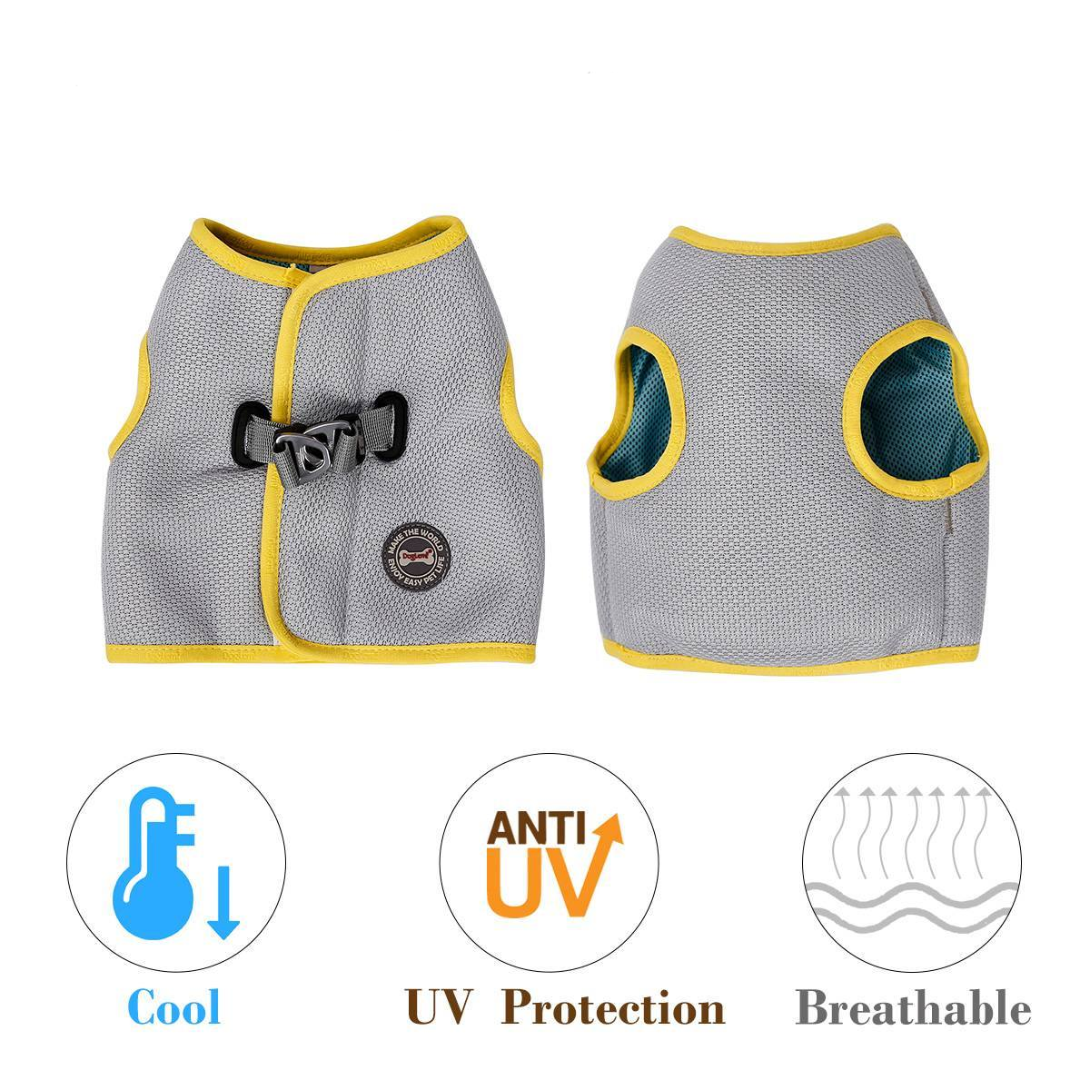 French Bulldog Cooling Walking Harness for French Bulldogs-fadou