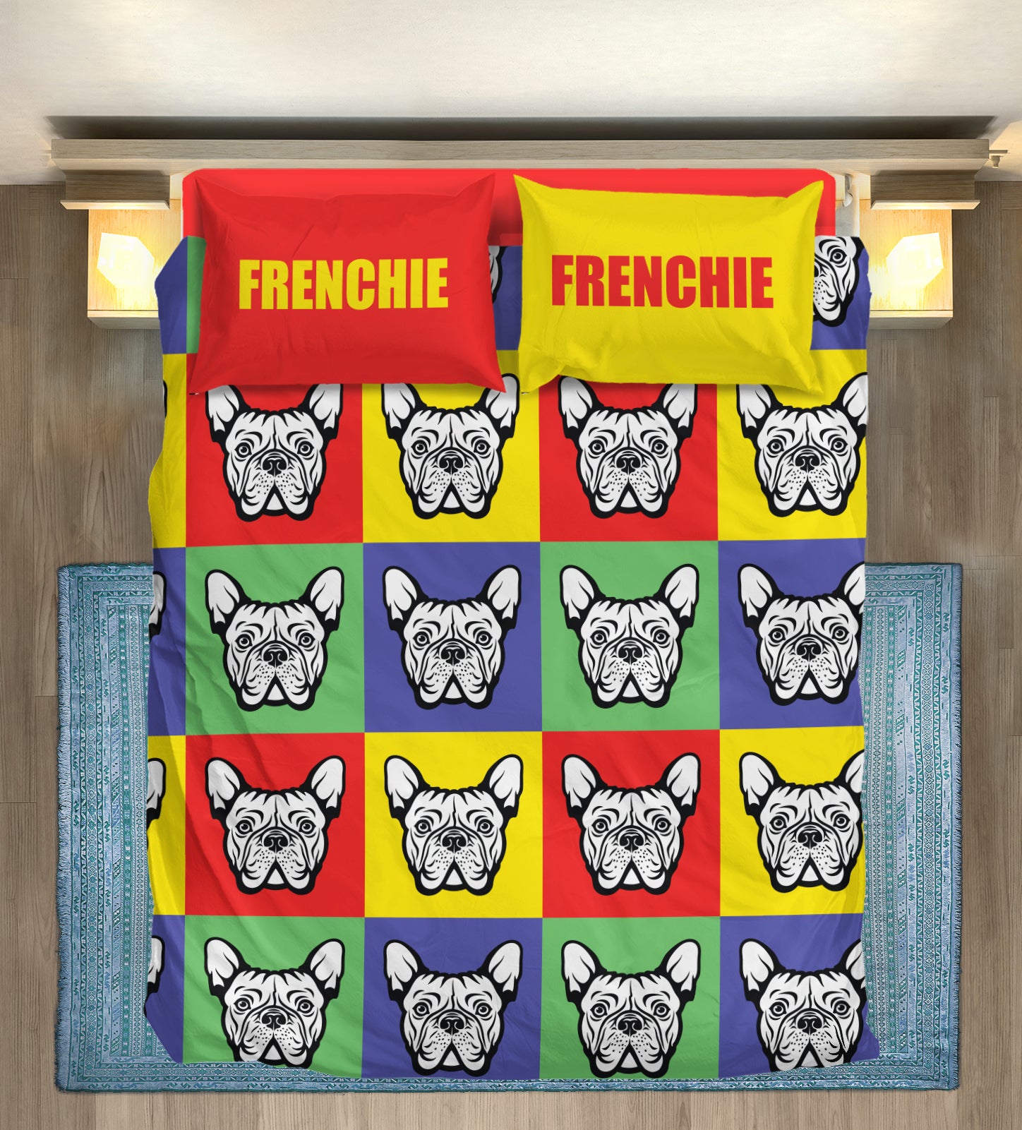 Gus French Bulldog Bedding Collection for Dog Moms & Dads-fadou