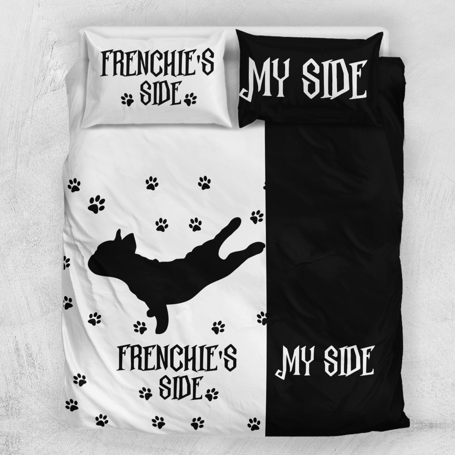 Frenchie's Side - Bedding Set for Travel Comfort and Safety-fadou