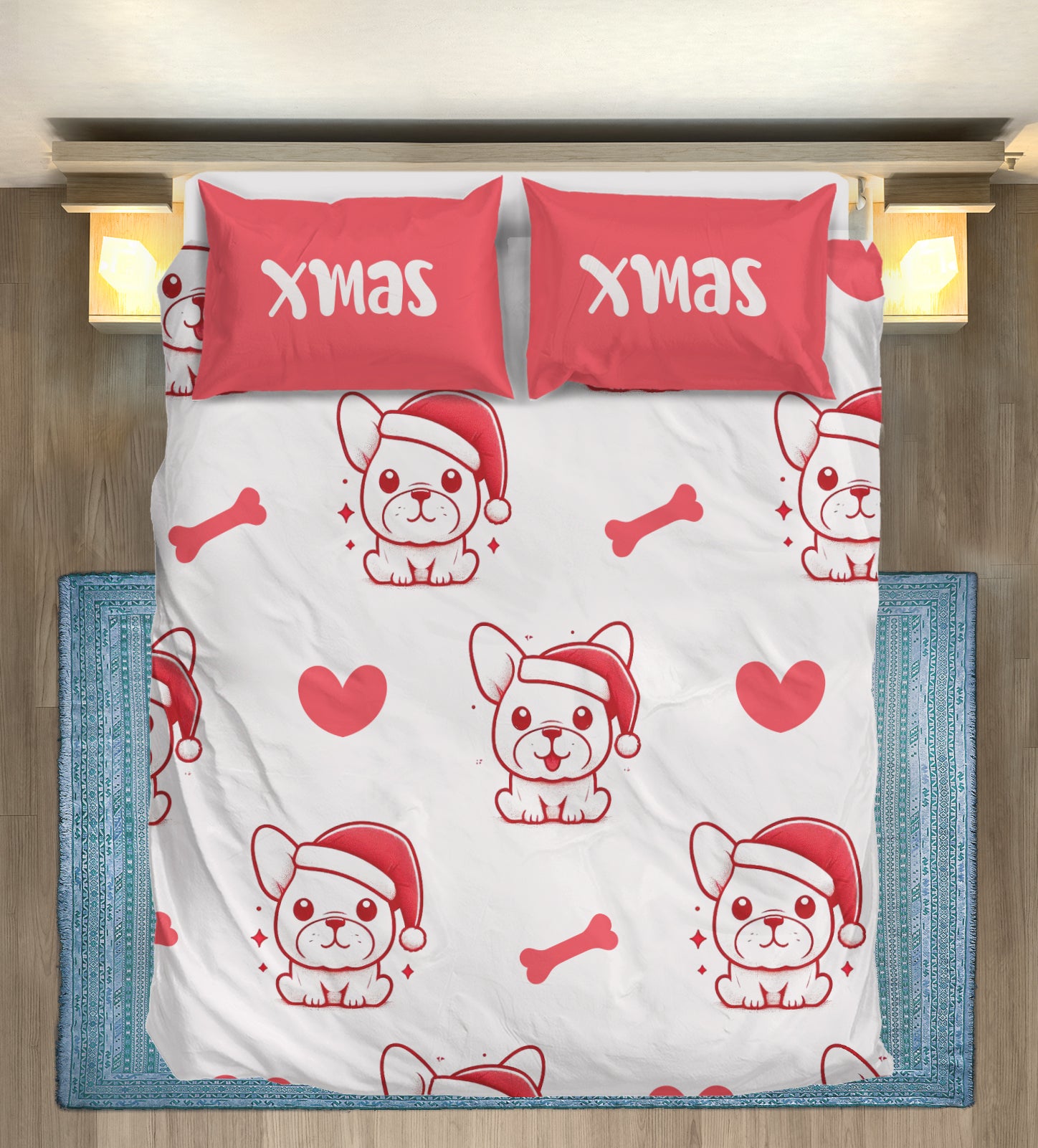 Davet French Bulldog Bedding Collection for Dog Park Days-fadou