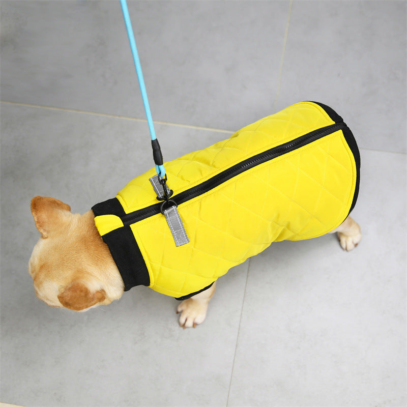 Quilted French Bulldog Dog Harness for Flat-Face Breeds-fadou