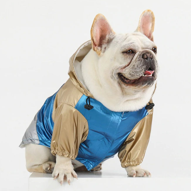 Classy™ French Bulldog Raincoat for Brachycephalic Dogs-fadou