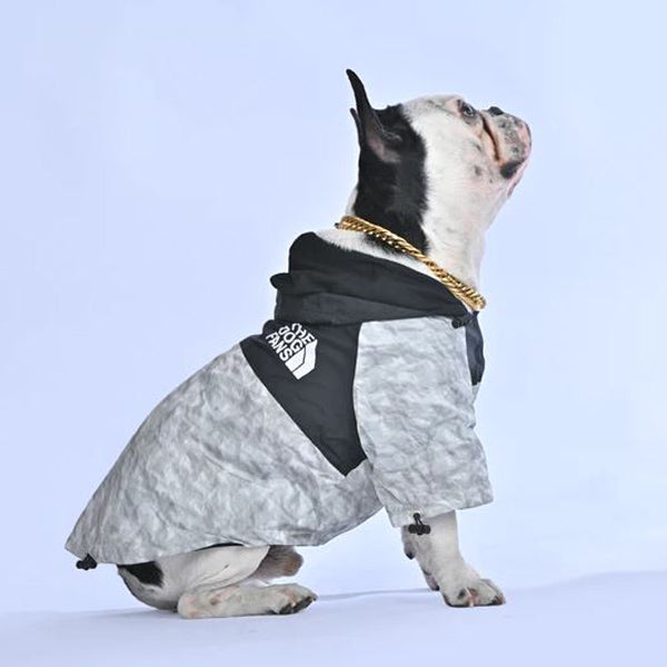 French Bulldog Trendy Waterproof Coat for Travel Comfort-fadou