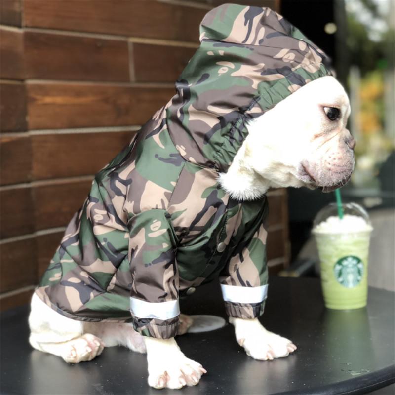 French Bulldog Reflective Weather Shield for Daily Walks-fadou