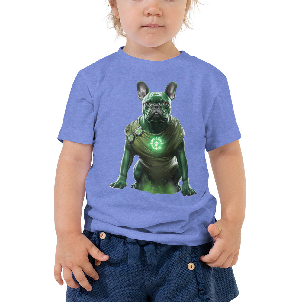 Kid's Frenchie T-Shirt - Illuminating Canine Apparel for Dog Lovers-fadou