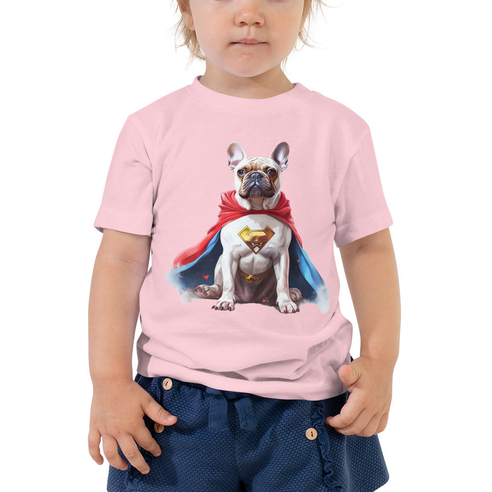 Kid's Frenchie T-Shirt - Empowering Canine Apparel for Frenchie Fans-fadou