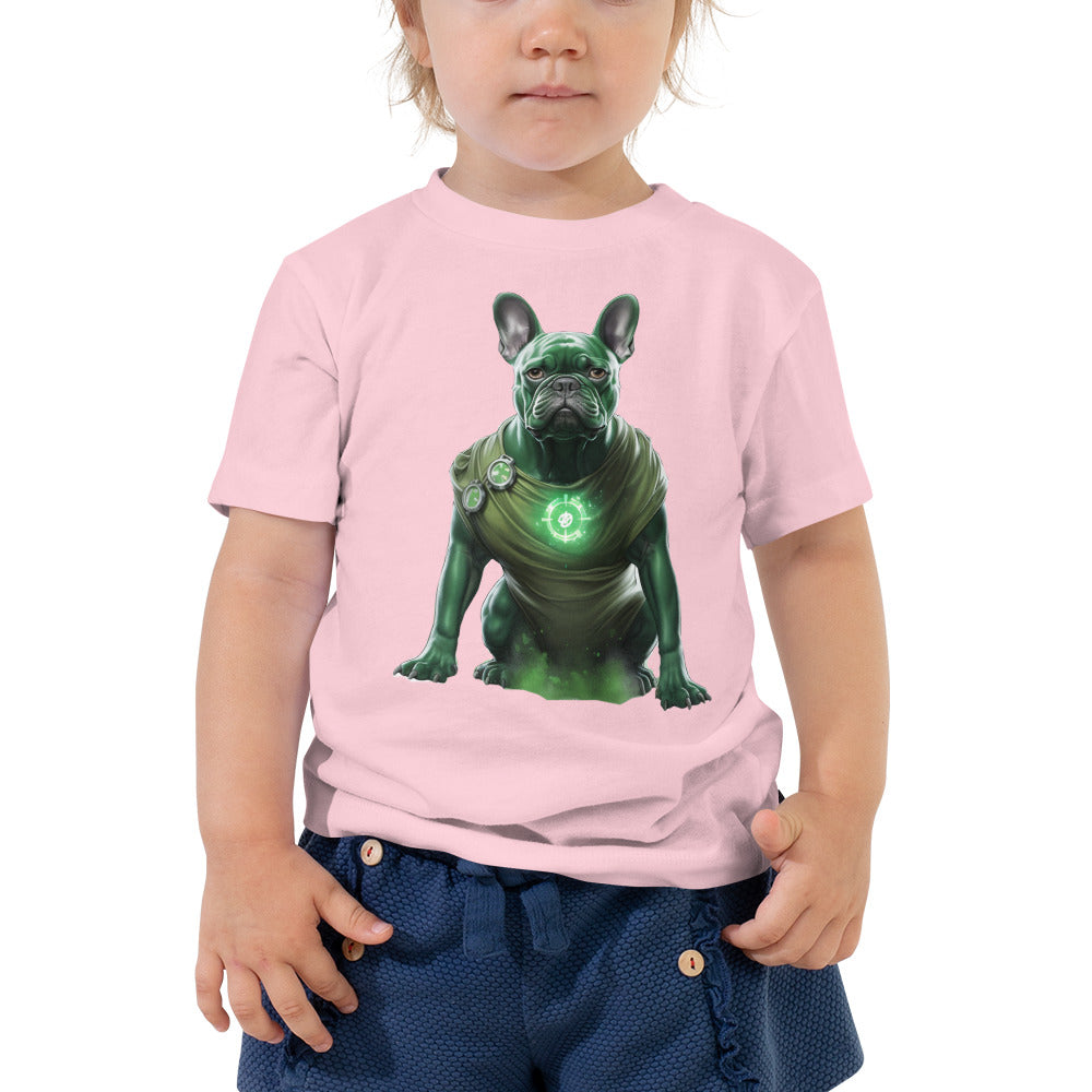 Kid's Frenchie T-Shirt - Illuminating Canine Apparel for Dog Lovers-fadou