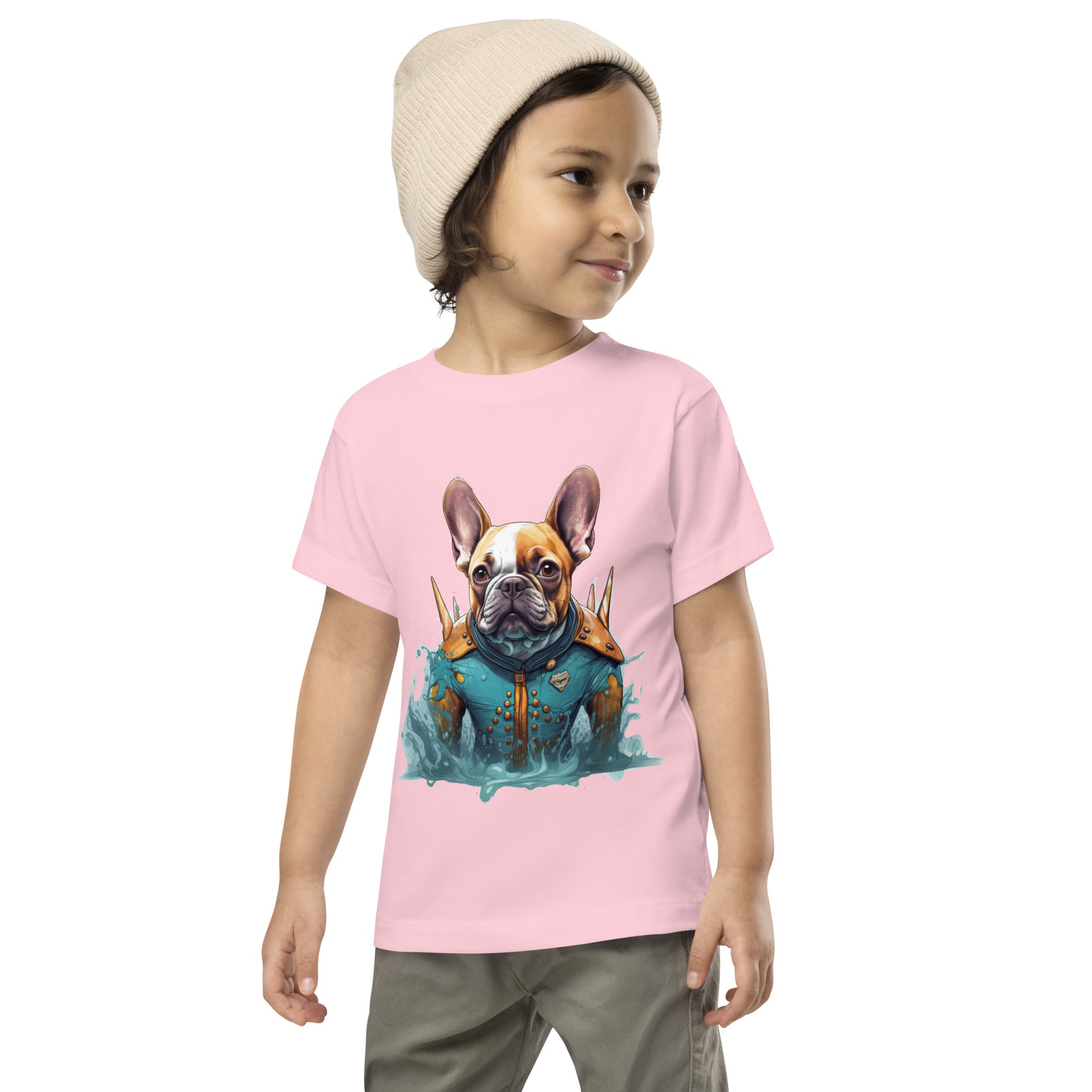 Kid's Frenchie T-Shirt - Oceanic Canine Apparel for Bulldog Owners-fadou