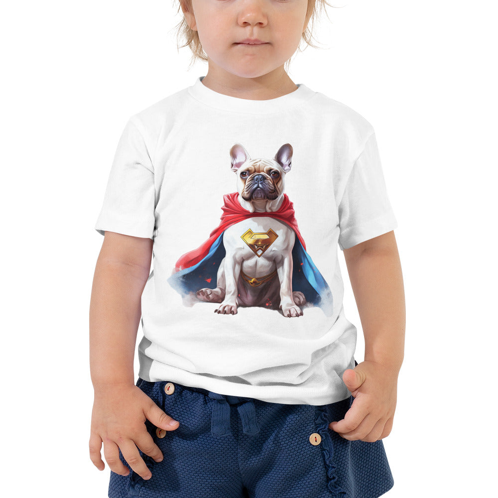 Kid's Frenchie T-Shirt - Empowering Canine Apparel for Frenchie Fans-fadou