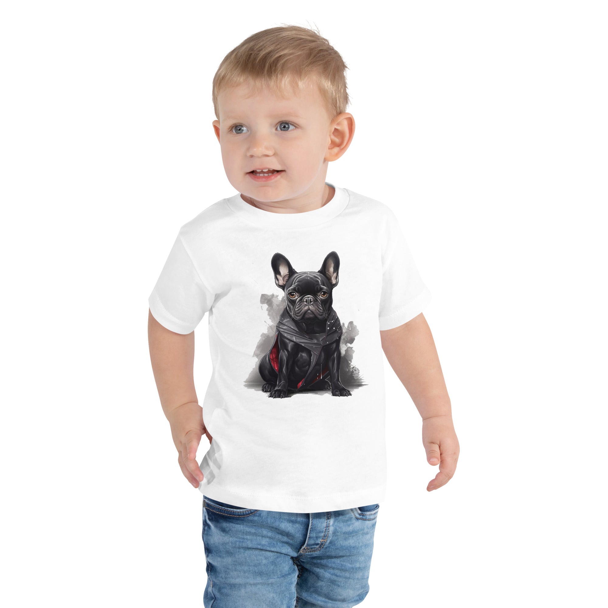 Kid's Frenchie T-Shirt - Stealthy Canine Apparel for Pet Parents-fadou