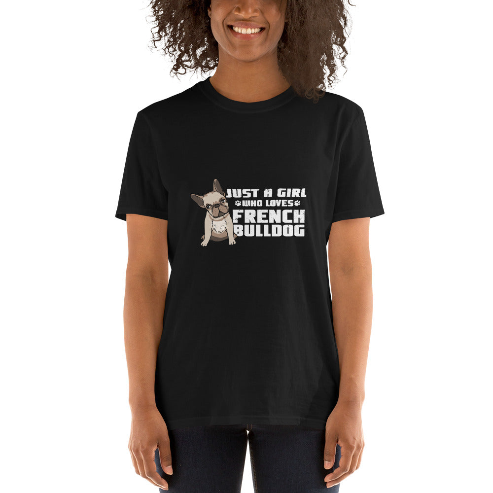 Just French Bulldog Unisex Shirt for Frenchie Enthusiasts-fadou