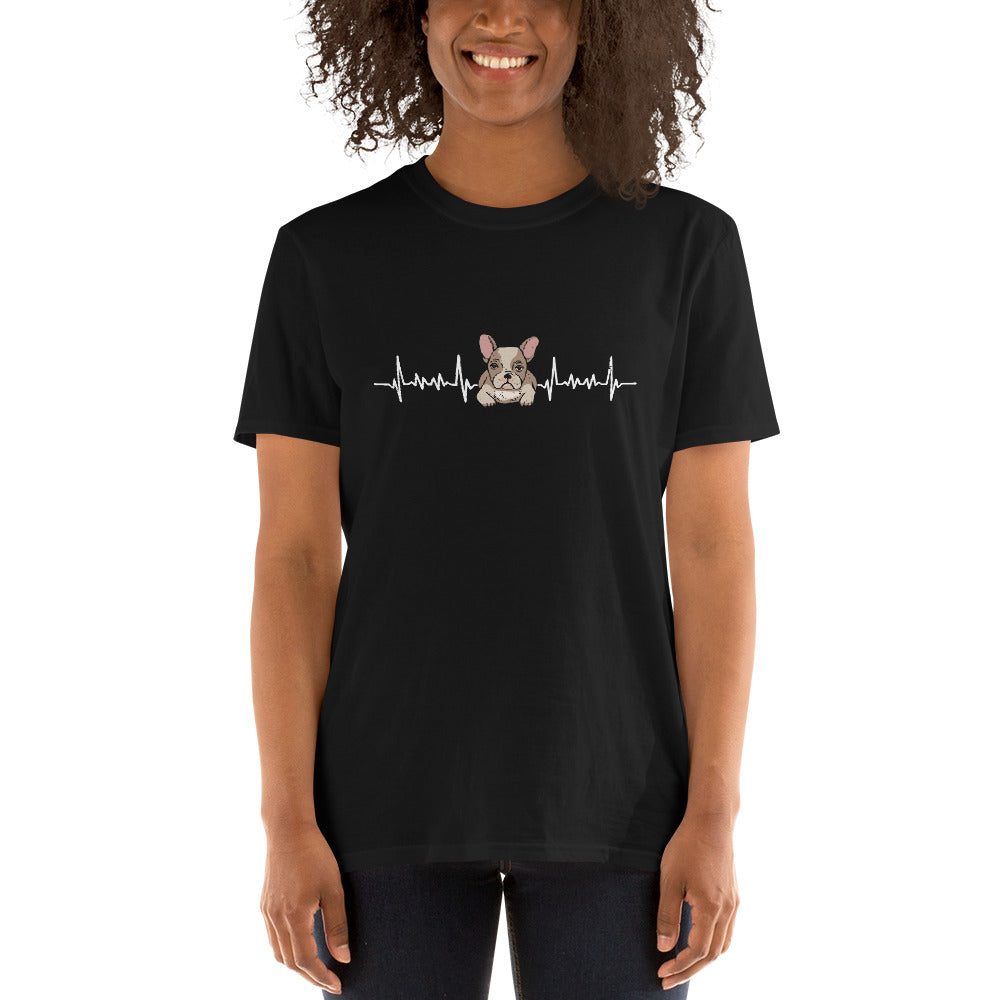 Frenchie Love - Short-Sleeve Unisex T-Shirt for Frenchie Fans-fadou