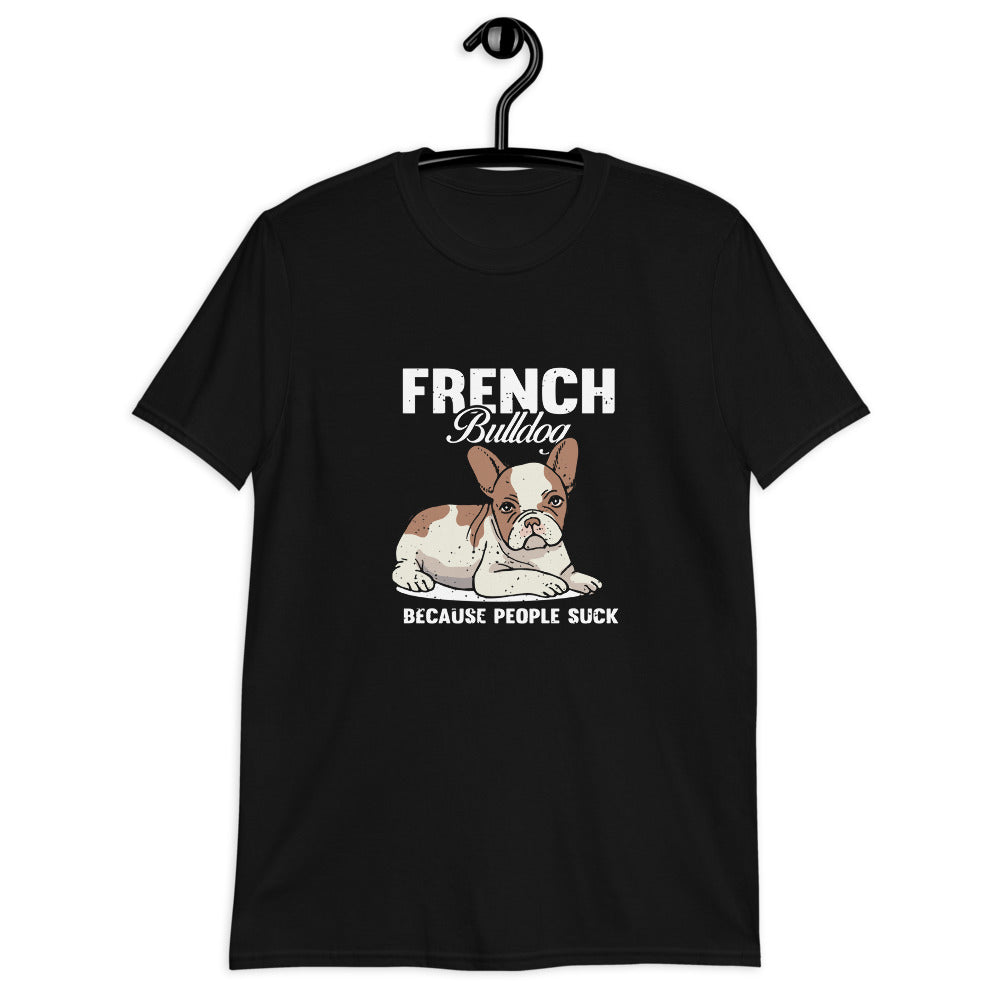 Duke French Bulldog Cotton T-Shirt for Frenchie Enthusiasts-fadou
