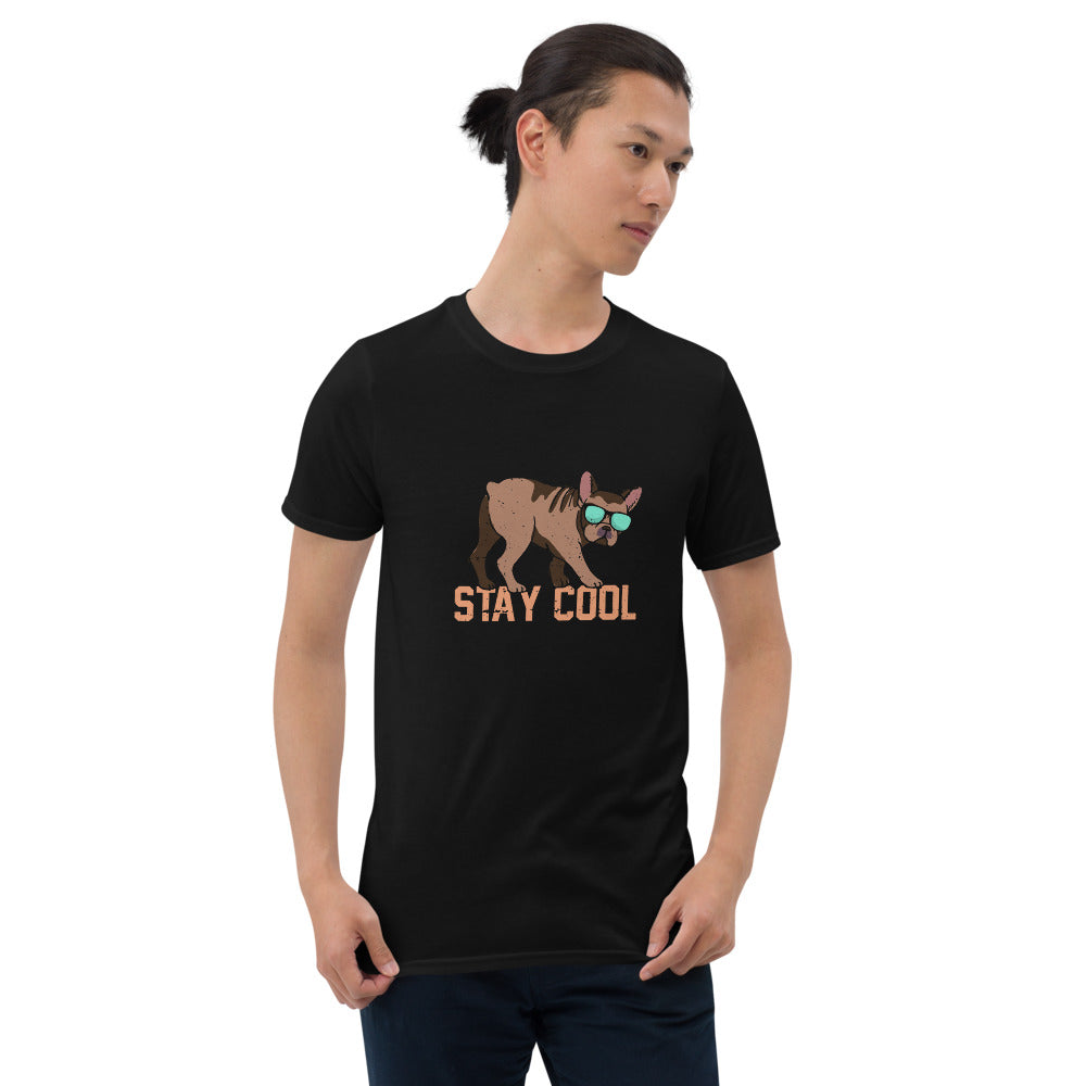 Stay French Bulldog Unisex Shirt for Frenchie Enthusiasts-fadou