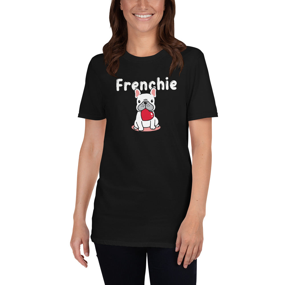 Lovely French Bulldog Graphic Tee for Frenchie Enthusiasts-fadou