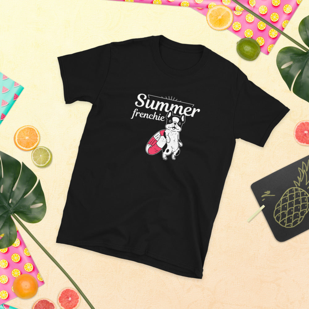 French Bulldog Summer Dog Lover Tee for Dog Moms & Dads-fadou