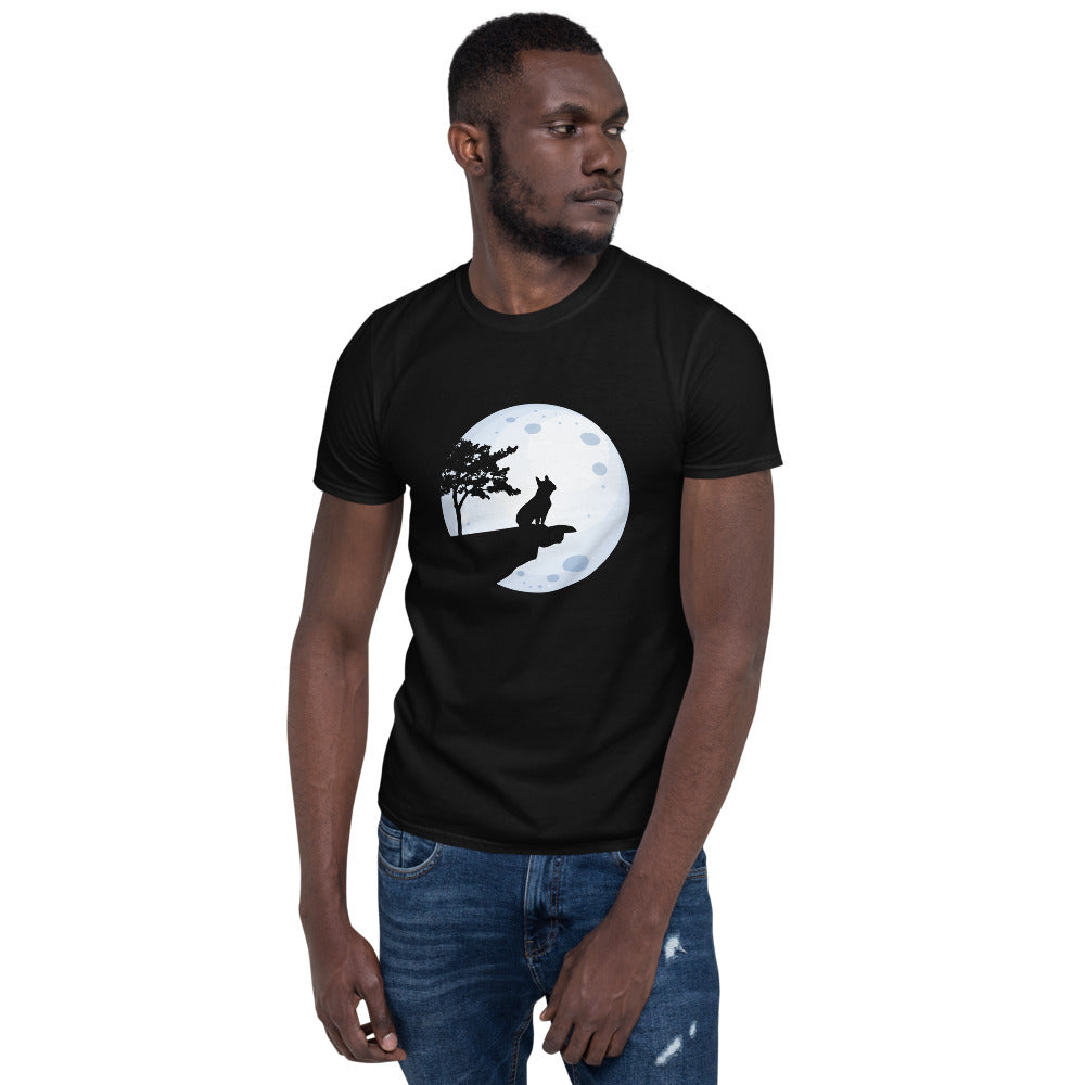 Frenchie in the Moon - Unisex T-Shirt for Everyday Wear-fadou