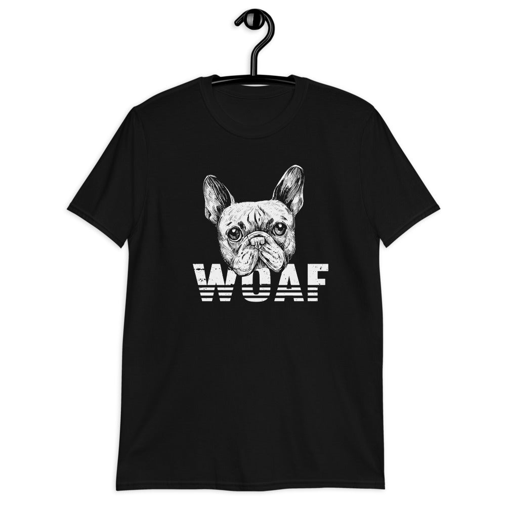 WOAF French Bulldog Graphic Tee for Frenchie Enthusiasts-fadou