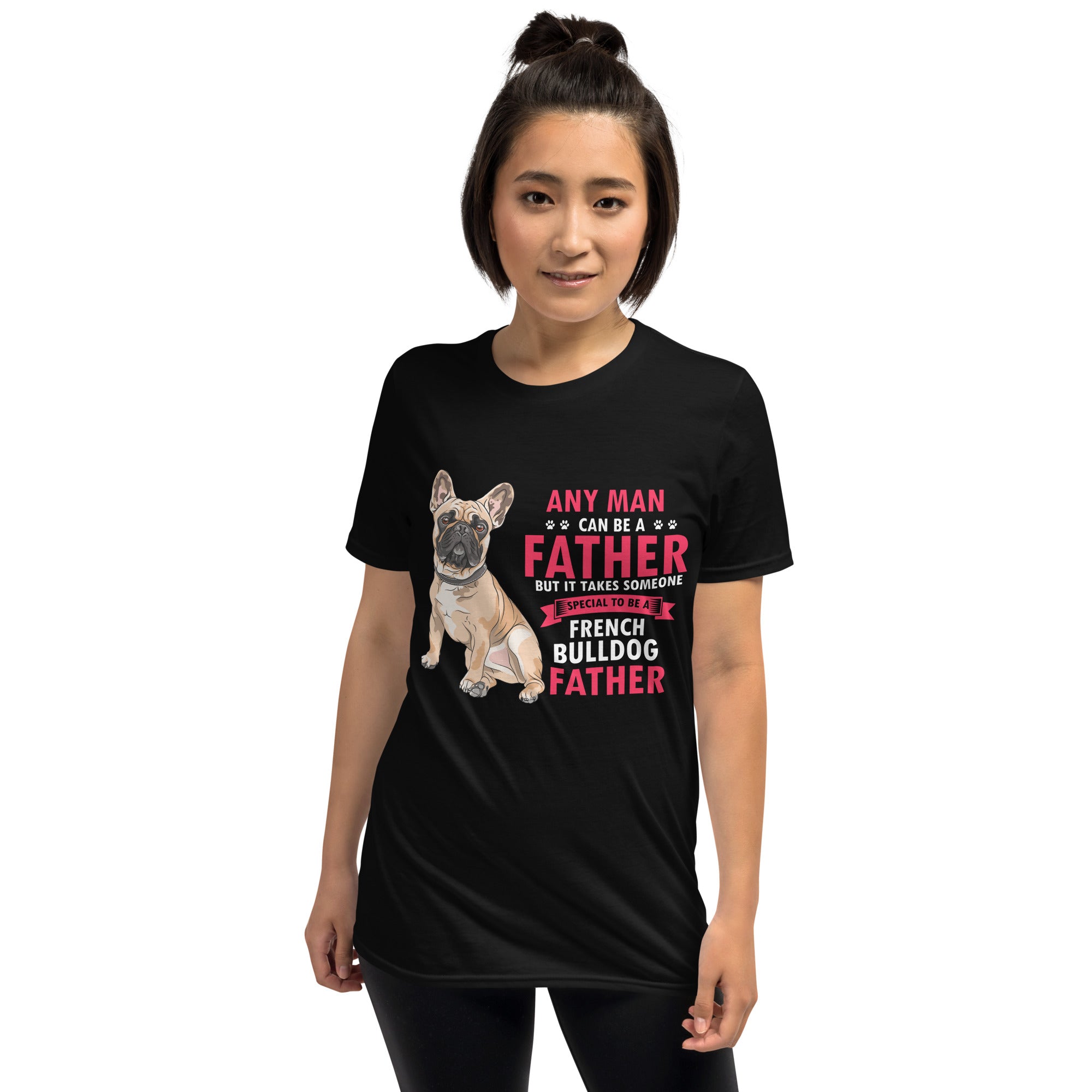 Foriva French Bulldog Cotton T-Shirt for Dog Moms & Dads-fadou