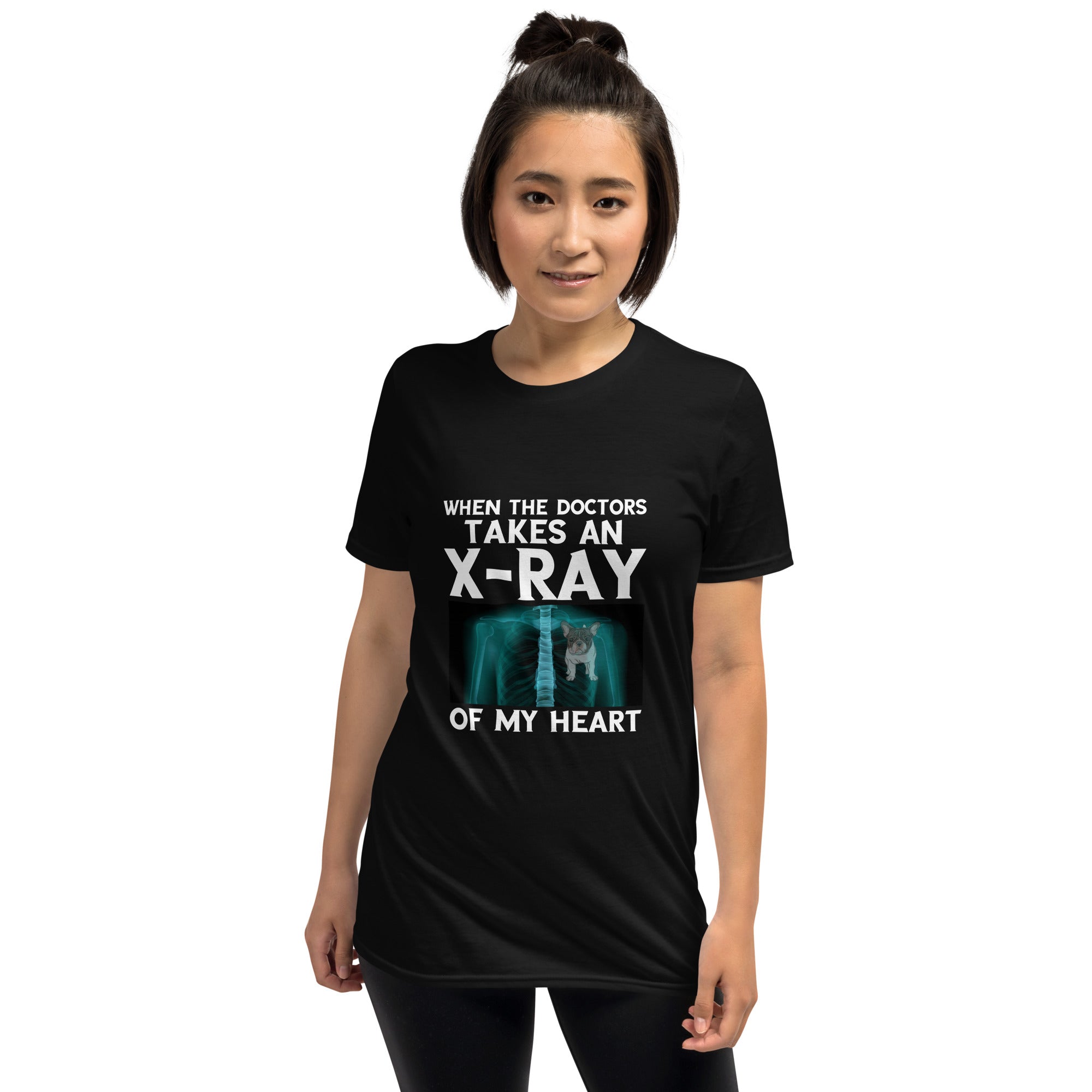 Frenchie X-Ray - Unisex T-Shirt for Frenchie Enthusiasts-fadou