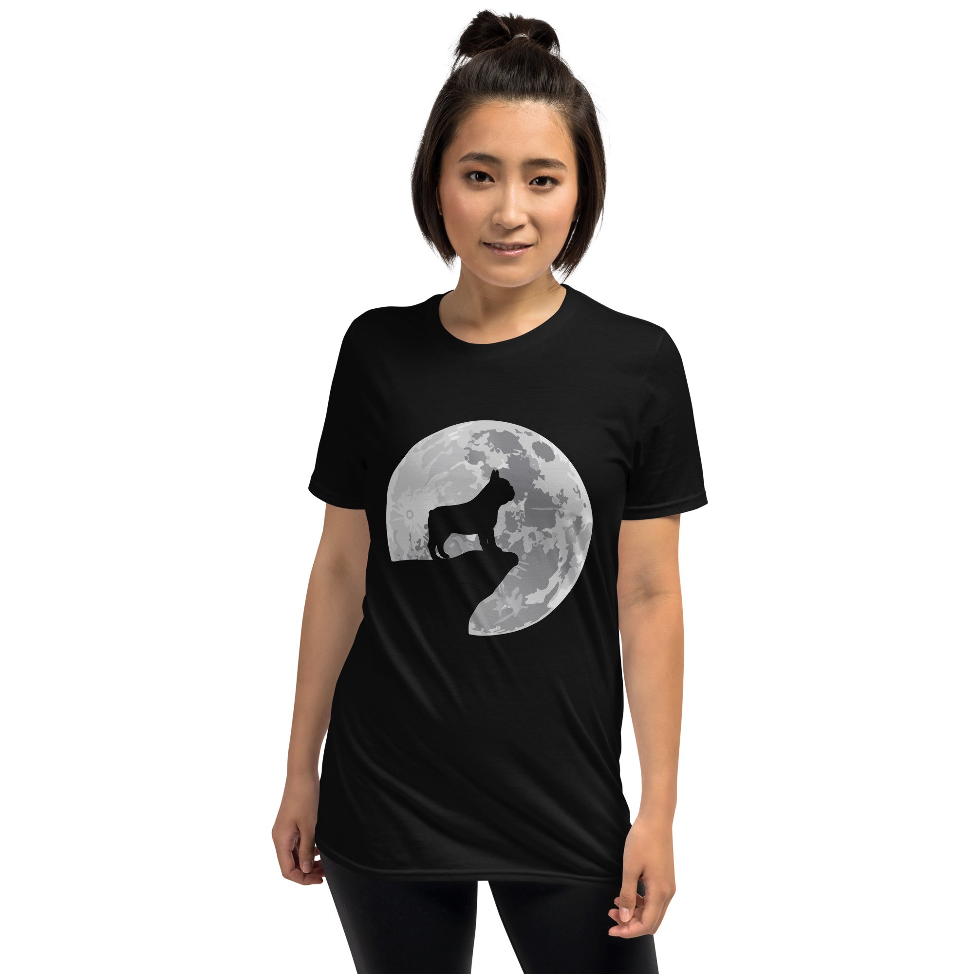 Night Frenchie - Unisex T-Shirt for Dog Lovers and Owners-fadou