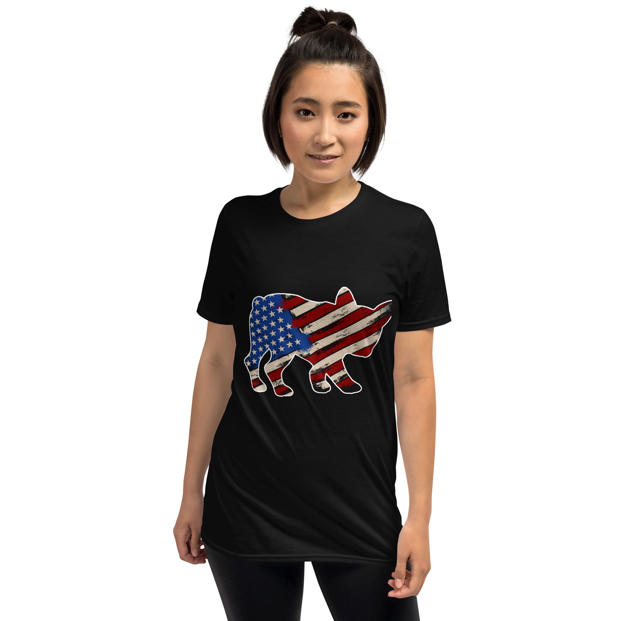 US French Bulldog Cotton T-Shirt for Frenchie Enthusiasts-fadou