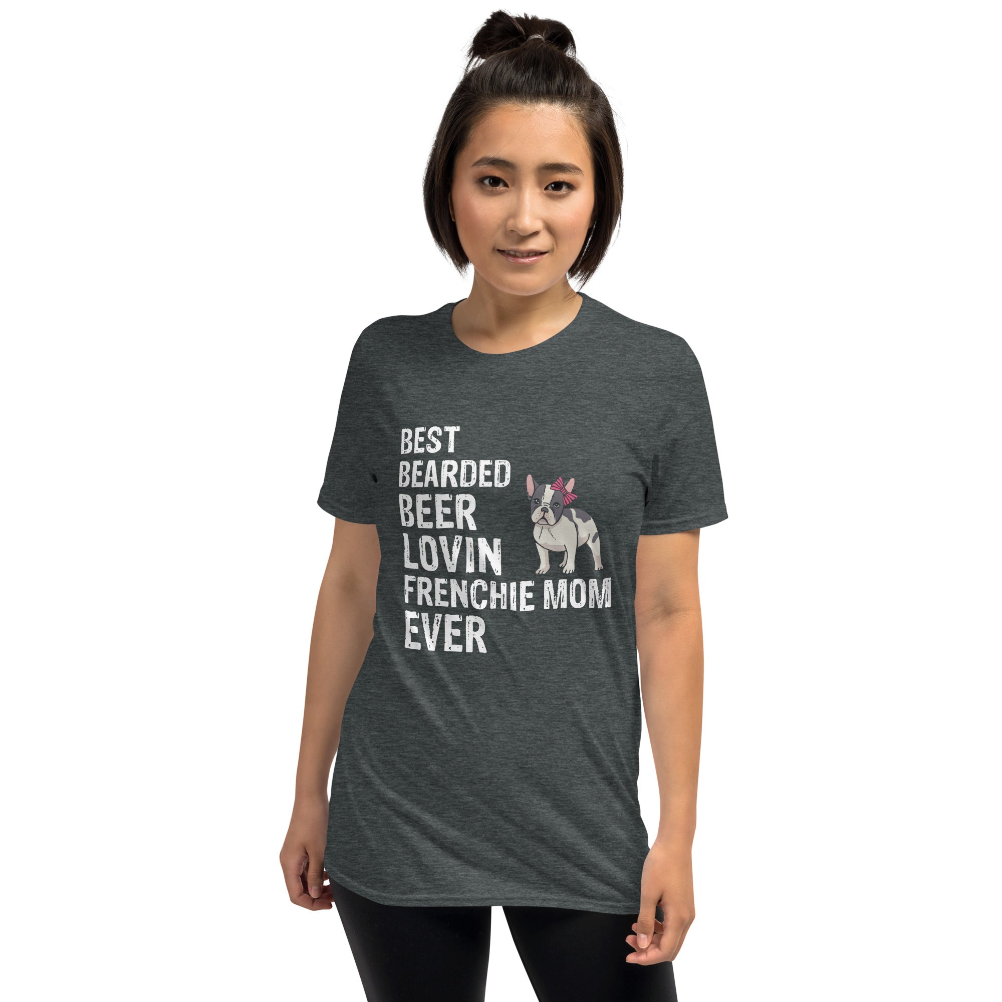 Lovin French Bulldog Cotton T-Shirt for Dog Moms & Dads-fadou