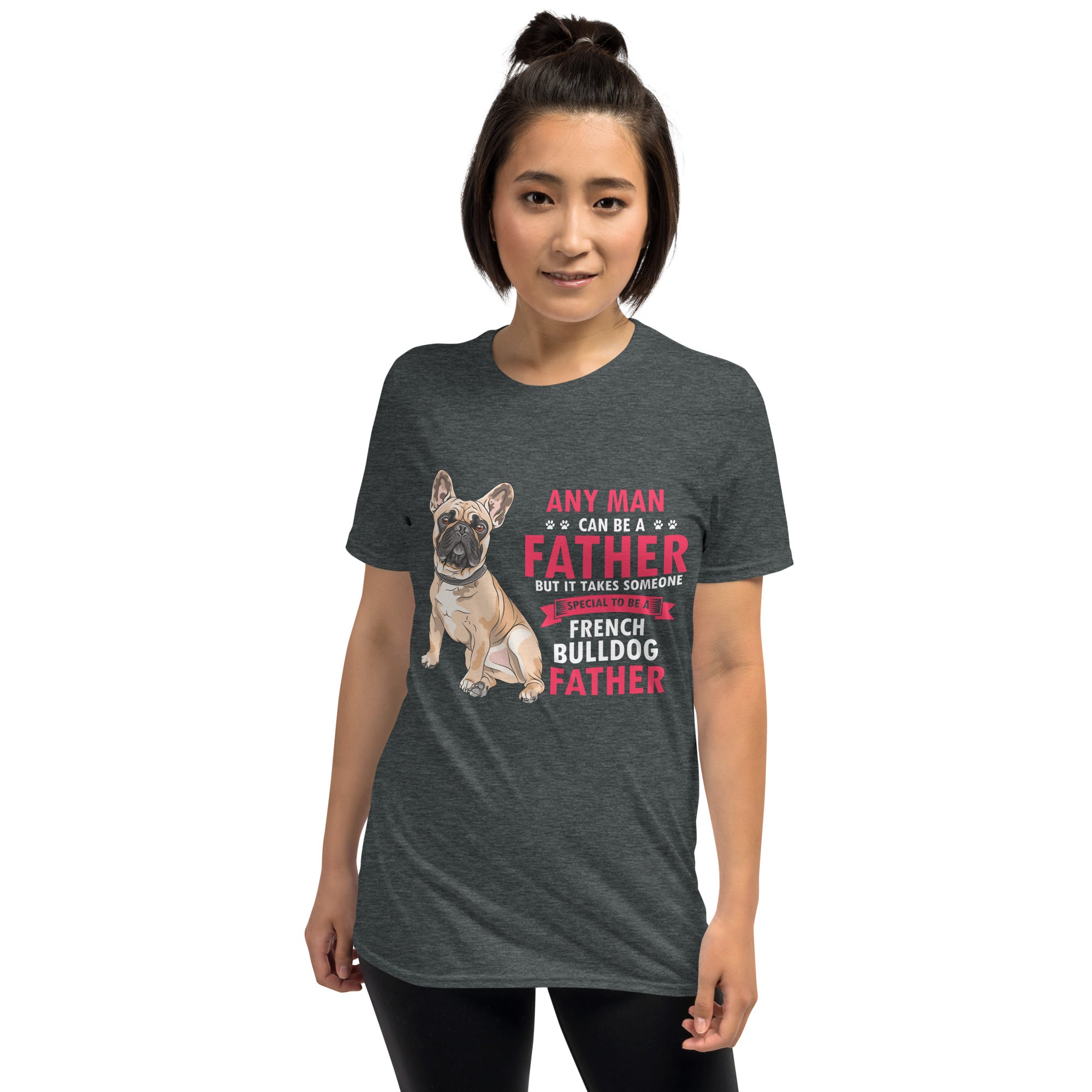 Foriva French Bulldog Cotton T-Shirt for Dog Moms & Dads-fadou