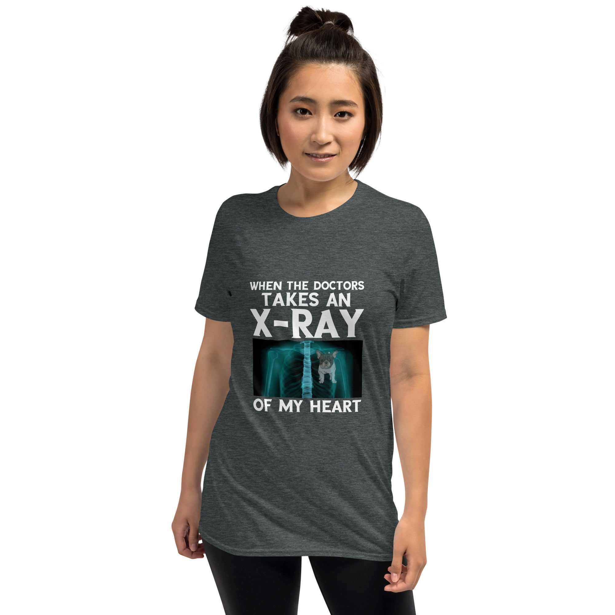 Frenchie X-Ray - Unisex T-Shirt for Frenchie Enthusiasts-fadou