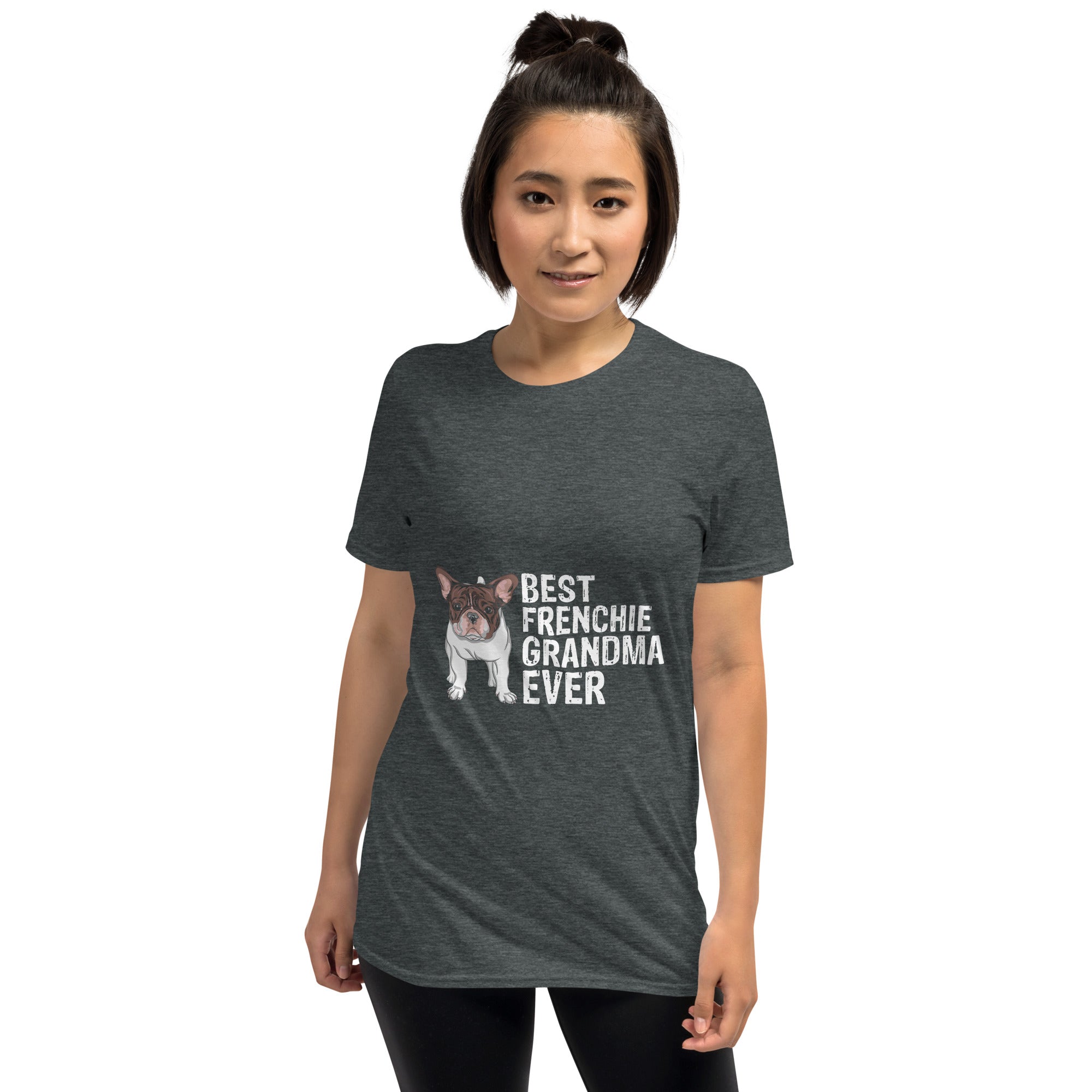 Grandmasense French Bulldog Dog Lover Tee for Everyday Wear-fadou