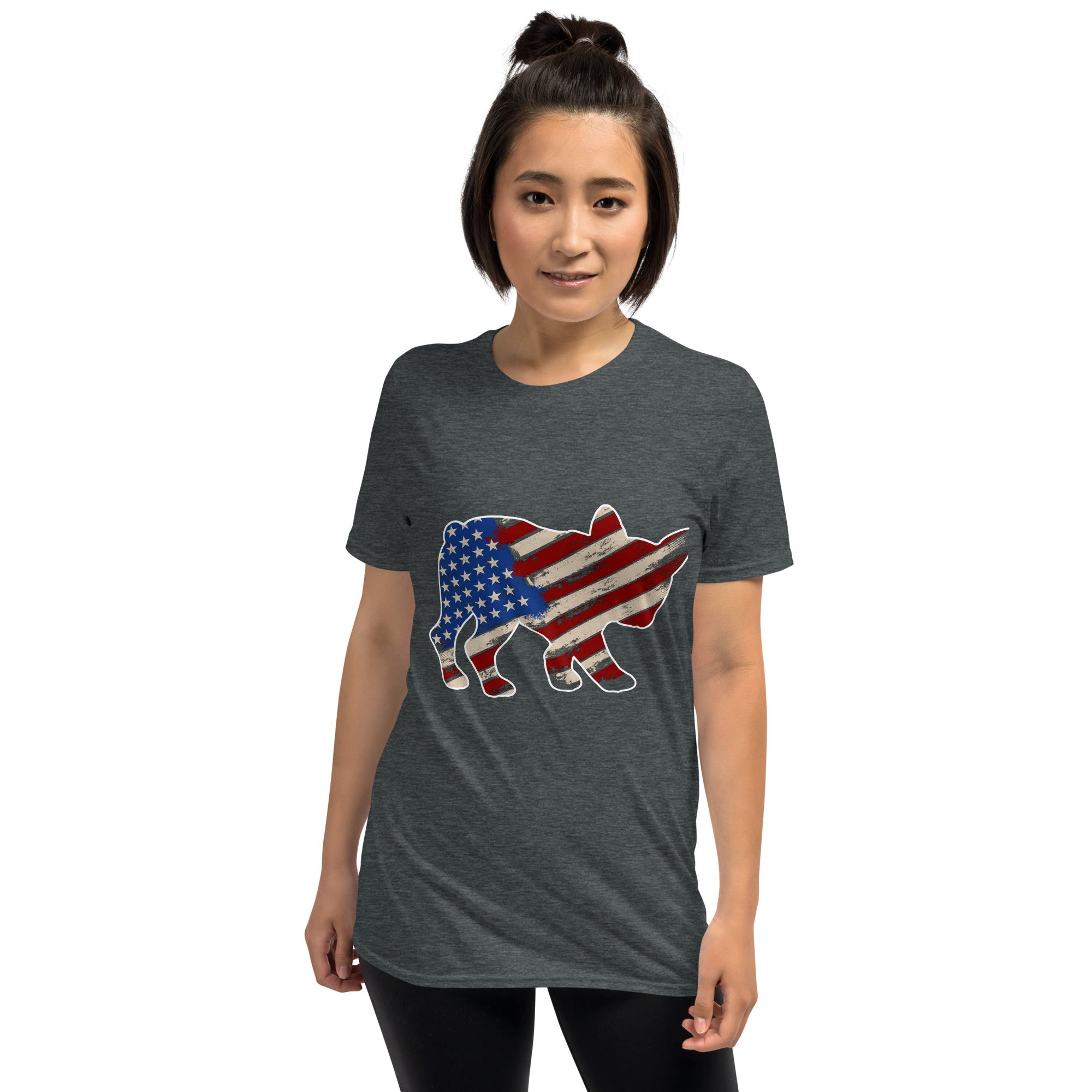 US French Bulldog Cotton T-Shirt for Frenchie Enthusiasts-fadou