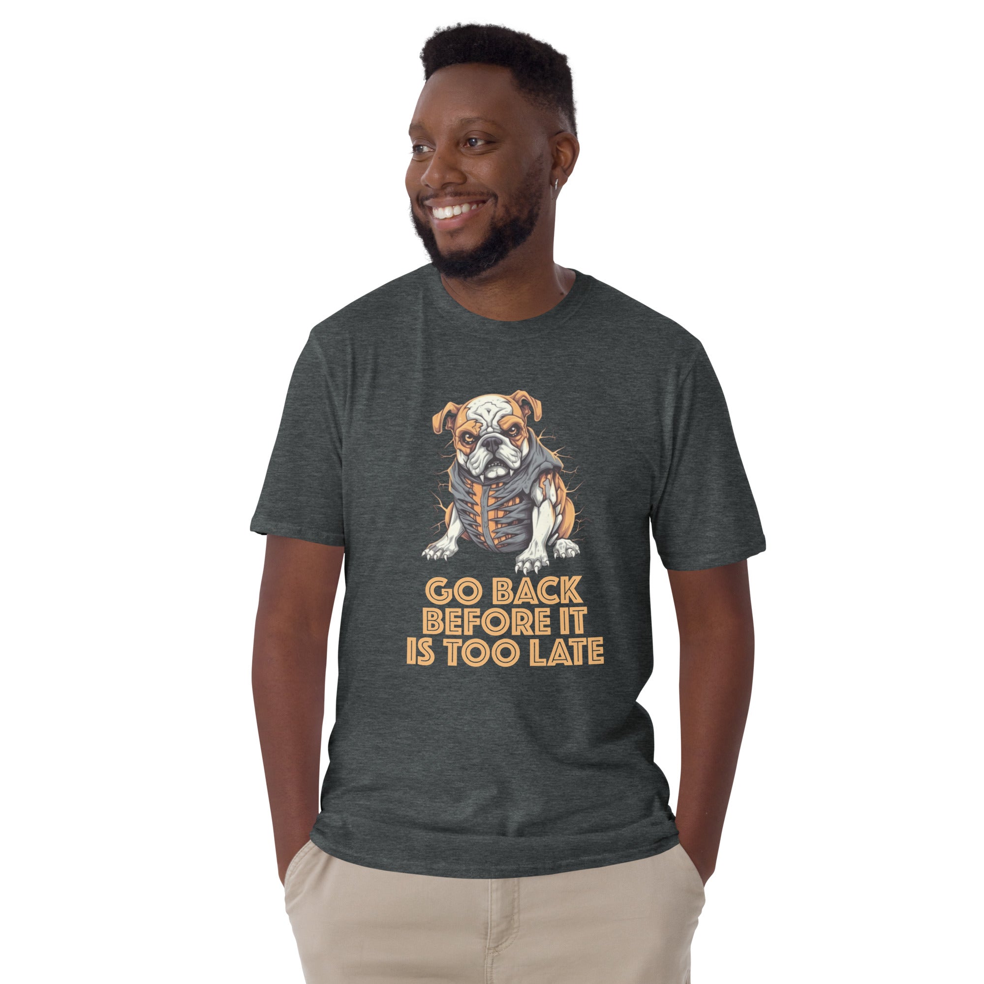 Spooktacular Halloween Cotton T-Shirt for Bulldog Owners-fadou